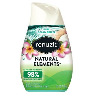 12 x RENUZIT GEL AIR FRESHENER PURE OCEAN BREEZE SCENTED HOME REMOVES ODOUR 198g