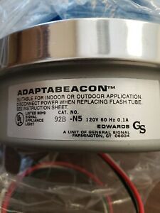 Edwards 92B-N5 Adaptabeacon Strobe Light (BLUE) New Never Installed ( E1-3)