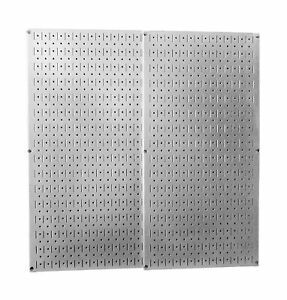 Steel Pegboard Wall Mount Panel Board Inventory Storage Organizer Hanger Tools