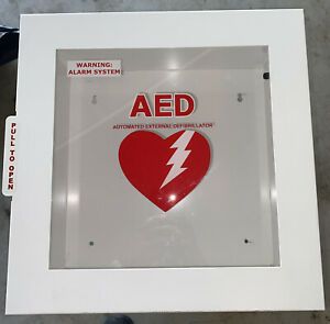 AED Defibrillator Wall Mounted Storage Cabinet - 15x15x9