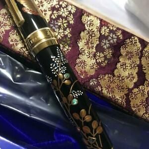 Sailor Fountain Pen Kinsai Makie Butterflies On The Ogi Kaga Makieshi Medium