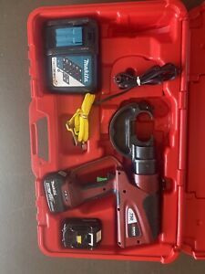 Burndy PAT750LI Hydraulic battery crimper crimping tool 750 series w/ 7 dies