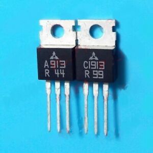 A913 C1913 Transistors One Pair PANASONIC 2SA913 2SC1913 TO-220 Power New