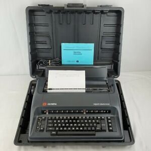 Olympia Report Electronic Typewriter made in Germany