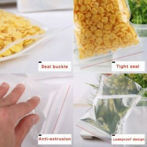 100Pcs Organizer PE Protection Replacement Resealable Reusable Self Seal
