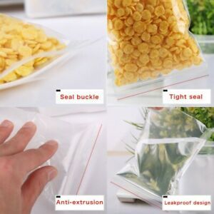 100Pcs Organizer PE Protection Replacement Resealable Reusable Self Seal