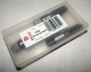 3 Pack Drillco Cutting Tools 1/4-18 Carbon Pipe Taps 2700E116