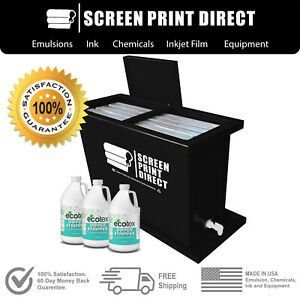 Ecotex® Screen Printing Equipment - 30 Gallon Dip Tank &amp; 2-N-1 Solution
