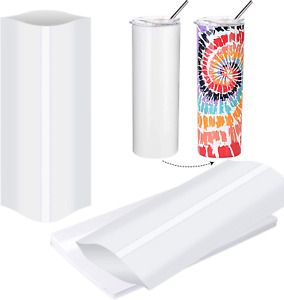 5x10 Inch Sublimation Shrink Wrap Sleeves, White Sublimation Shrink Wrap for and