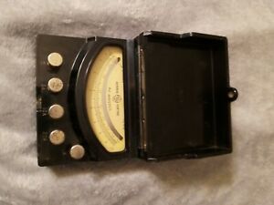 VINTAGE GENERAL ELECTRIC A-C AMPERES MODEL 8AP10ACE2 TYPE AP-10