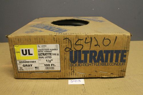 Ultratite liquid-tight flexible metal conduit u050001001 size 1/2&#034; 100ft (5413) for sale