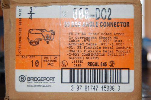 Bridgeport 806-DC2 3/4&#034; Angle Connector