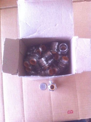 Lot of 50 cooper crouse hinds 1450us emt set screw type connectors 1/2&#034; for sale