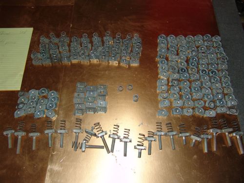 195 + Unistrut Strut clips / spring channel nuts / bolts  3/8 inch