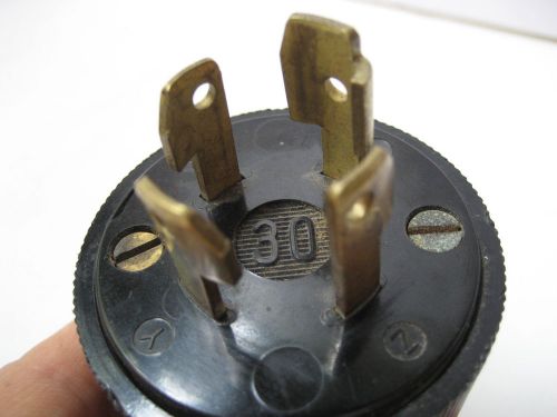 Hubbell UL Listed Twist Lock Turn &amp; Pull Plug 30A, 250V, 600 V.A.C.