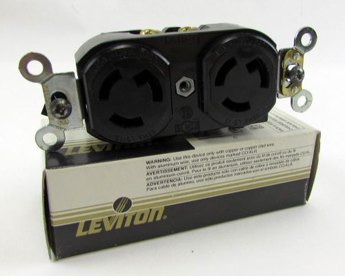 NEW Leviton 4700 Duplex Locking Wire Receptacle Outlet - 15A, 125V, NEMA L5-15R