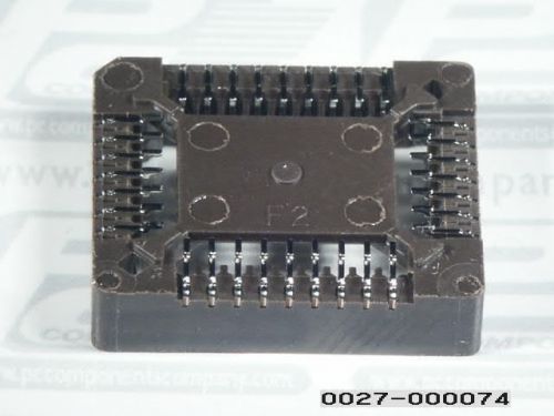 35-pcs conn plcc socket skt 32 pos 1.27mm solder st smd tube 822273-1 8222731 for sale