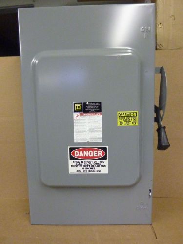 Square D D324N 200A Fusible Safety Switch D-324N 200 Amp Disconnect #1016