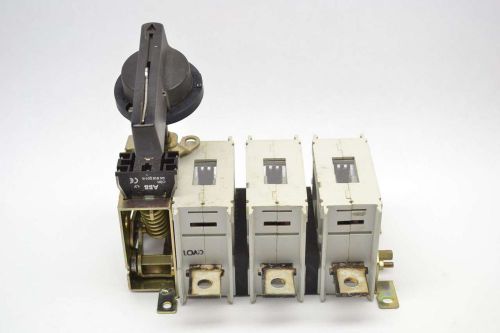 Abb oetl-nf200a 3ph 200a amp 600v-ac 3p non-fusible disconnect switch b457577 for sale