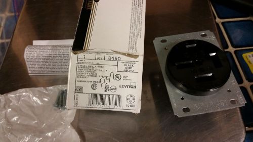 Leviton 8450 receptacle, 15-50r, 250v 3 phase 50 amp new in box for sale