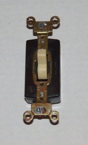 Vintage Ivory AC Toggle Switch CS115I - 15 AMP - NEW in Box