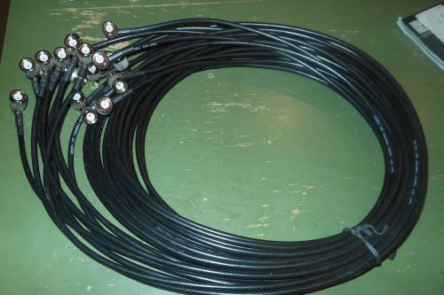 Qty 5 TNC Male to TNC male cables 50 ohm 8&#039; YEHF-200