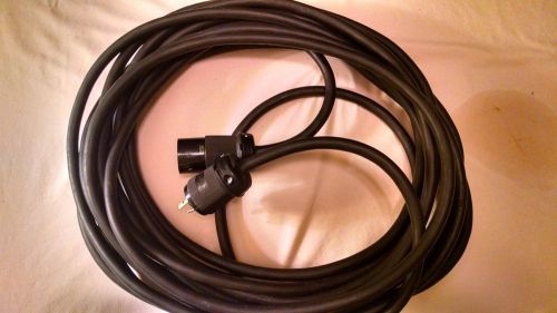 50&#039; flexible wire cable with twist lock plugs for sale