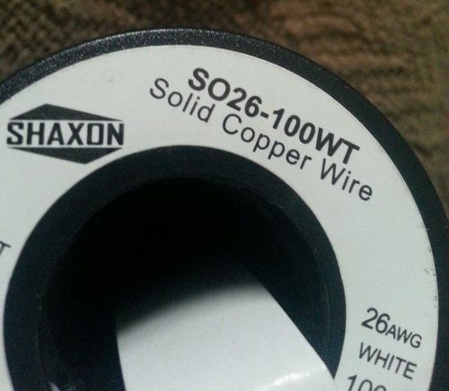 26 awg solid copper wire not stranded 3M 10ft off roll hookup