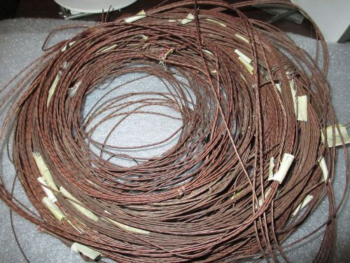 Large lot of different types of Thermocouple cable and wire