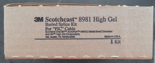 3M SCOTCHCAST 8981 HIGH GEL BURIED SPLICE KIT FOR PIC CABLE NEW
