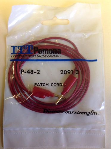 ITT Pomona P-48-2 2091 3 Patch Cord
