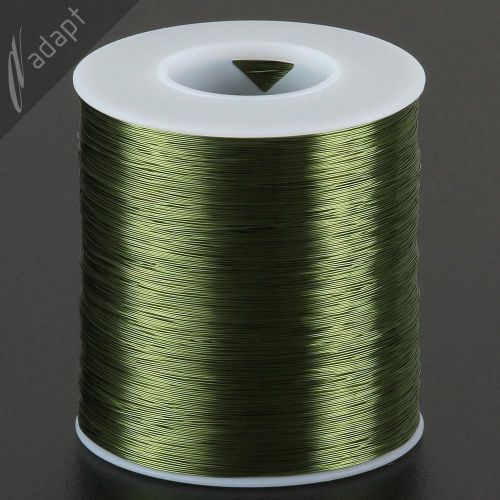 Magnet Wire, Enameled Copper, Green, 30 AWG (gauge), 155C, ~1 lb, 3200 ft