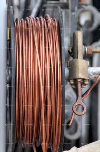 Copper ground wire 4 awg (#1 grade) solid copper ground wire 200 ft for sale