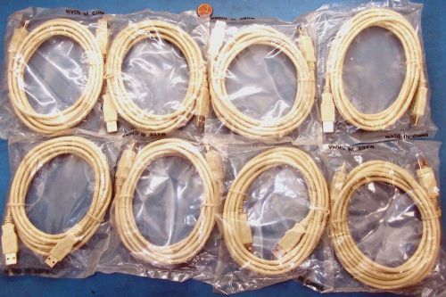 8PC LOT USB A TO USB A 3 METER CABLE
