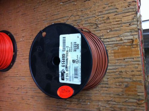 THHN #12 Solid Copper Wire Brown 500&#039; Roll