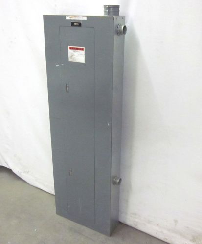 Square d nq 200-amp main circuit breaker panelboard enclosure 3ph 42-slot 208vac for sale
