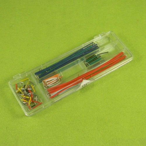 2x 140pcs breadboard jumper cable wire kit with box for arduino board for sale