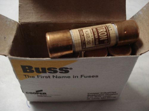 Cooper bussmann kab-30 fuse,cartridge,30a,250v tron rectifier fuse (lot of 6) for sale