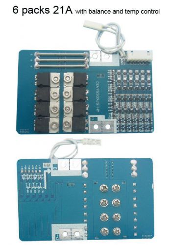 21A Protection Board  For 6 Packs 22.2V Li-ion Battery w/ balance &amp;temp Seiko IC