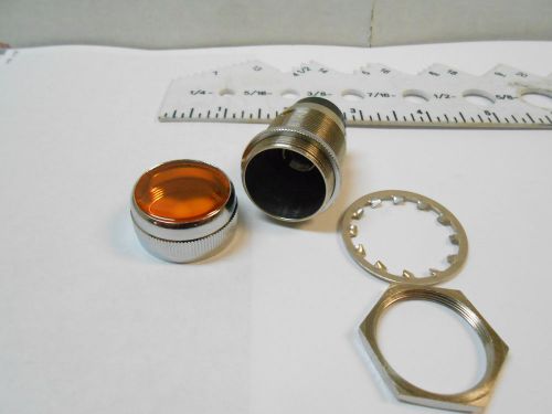 51-1310-0233-301 dialight  amber  lamp 220 vac-75w  lenth 2.2/dia 1.375 nos for sale