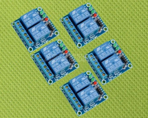 5pcs 12V 2-Channel Relay Module High Level Triger Relay shield for Arduino