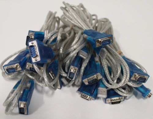 Lot of (13) USB to DB9 Serial Device Converter Adapter + Free Expedited Shipping
