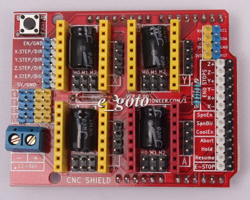 A4988 Controller CNC Shield V3 for RAMPS 1.4 Reprap 3D Printer Compatible Arduin