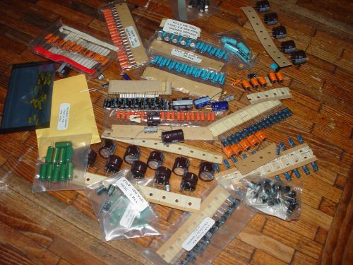 CAPACITOR GRAB BAG. 300 + ELECTROLYTIC CAPS WHAT YOU SEE IS WHAT YOU GET &amp; MORE!