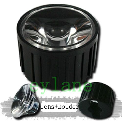 10pcs x 60 degrees led Lens &amp; Black Holder for 1W 3W 5W High Power LED