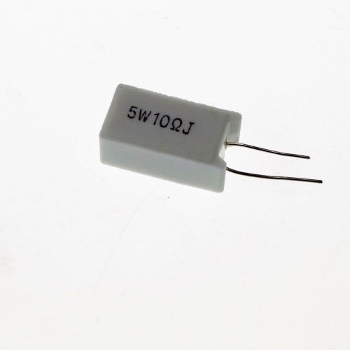 5W 10 Ohm 5% Watt Ceramic Cement Power Resistor QTY10