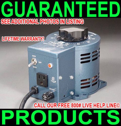 &gt; new usa staco 3pn1010 0-120/140v variable ac 10-amp variac lifetime warranty for sale