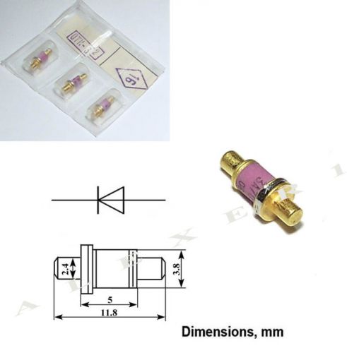 1x  3a703b military gaas gunn diode 12.5ghz for sale