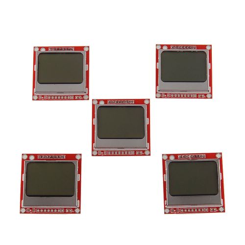 5pcs nokia 5110 lcd 84x84dot lcd with backlight adapter for arduino nokia for sale