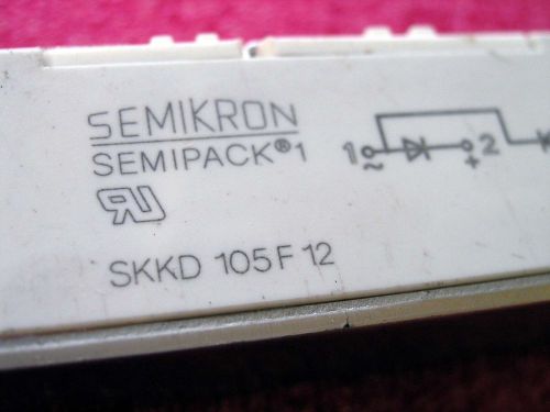 Semikron skkd 105f12 diode module 105a 1200v skkd105f12  lot of 5 for sale